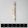 New Chinese-Style Zinc Alloy Cabinet Handles – Elegant Gold Pulls for Wardrobes, Drawers, and Cupboards