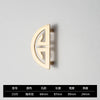 New Chinese-Style Zinc Alloy Cabinet Handles – Elegant Gold Pulls for Wardrobes, Drawers, and Cupboards