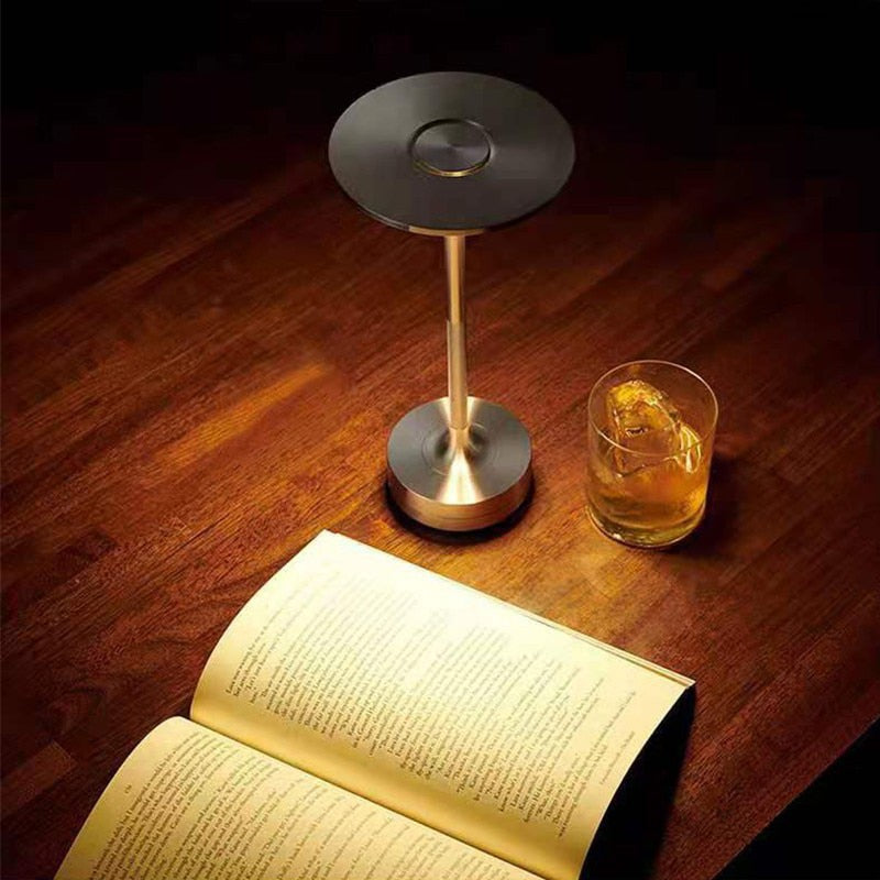 50% OFF | LuxeLumina™ | Rechargeable Touch Table Lamp