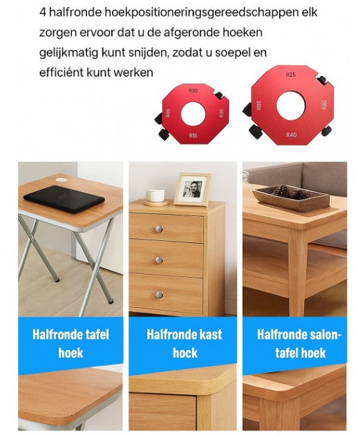 50% OFF | RadiusMark™ | 4-in-1 Corner Radius Router Template