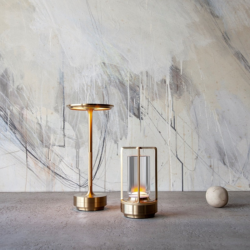 50% OFF | LuxeLumina™ | Rechargeable Touch Table Lamp