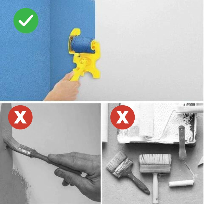 KIT + 3 FREE paint rollers | TapelessEdge™ - Perfect paint edges without masking tape
