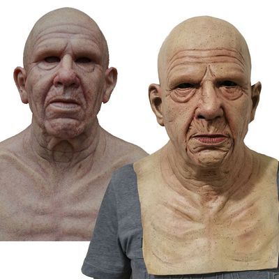 ElderMorph™ - Old Man Full Head Mask