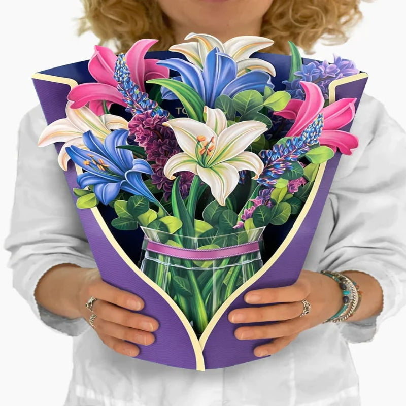 BloomCard™ – 3D pop-up flower card as a long-lasting