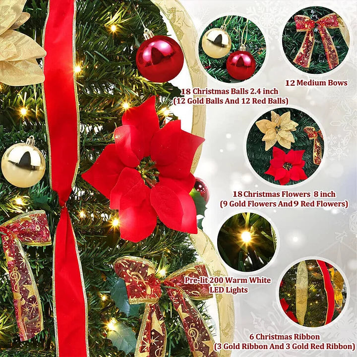 ScarletShine™ - Pop-Up Christmas Tree
