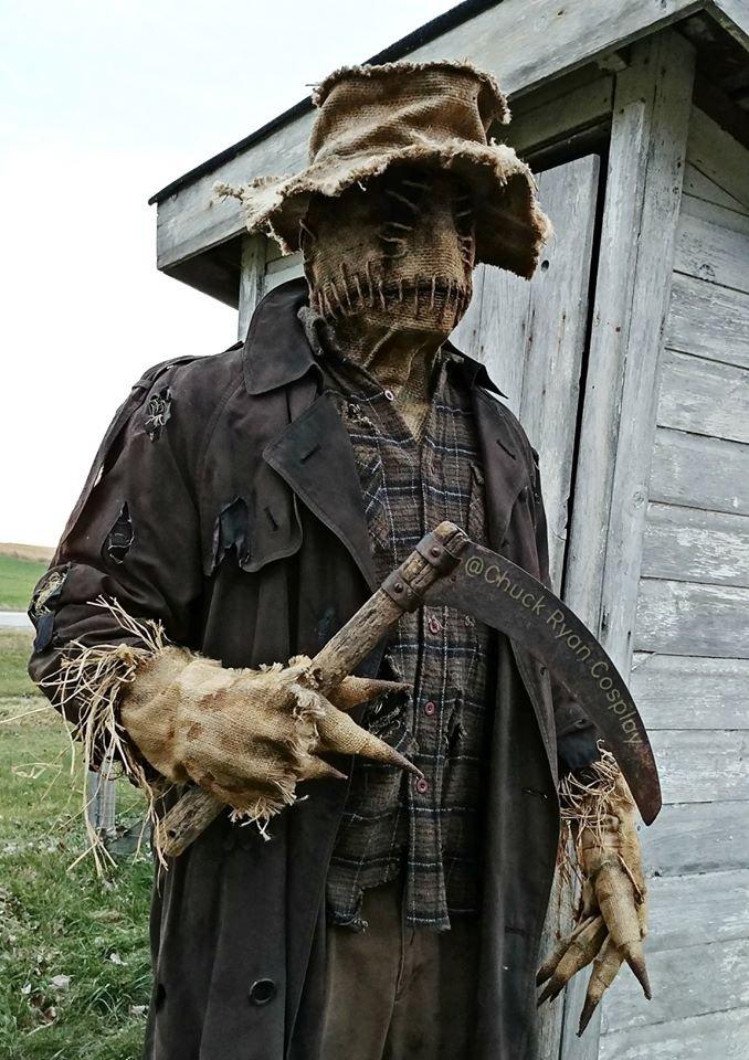 HuskHaunt™ - Halloween Scarecrow Mask
