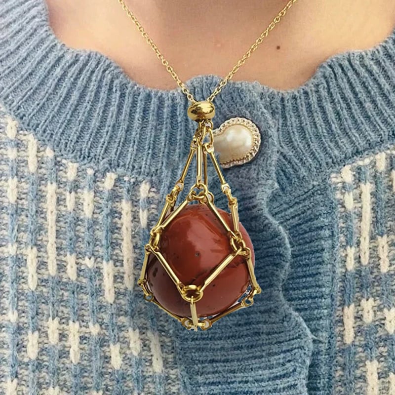 AuraCage™ - Crystal Cage Pendant