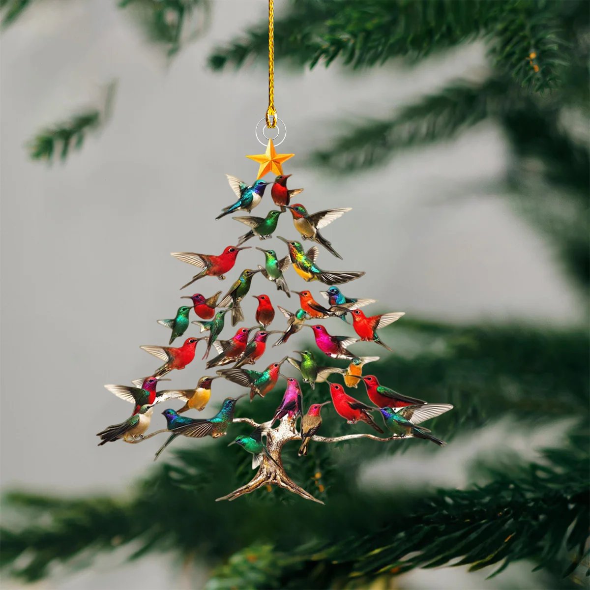 LumiWings™ - Elegant hummingbird ornament