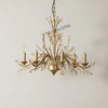 American Modern LED Crystal Ceiling Chandeliers - French Elegance for Living and Dining Spaces