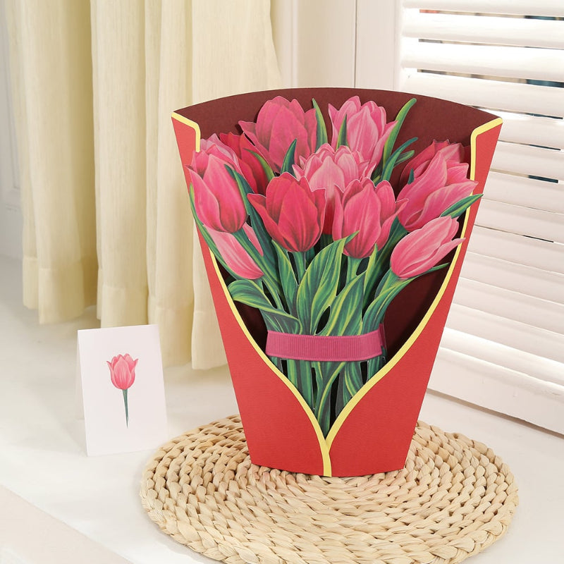 BloomCard™ – 3D pop-up flower card as a long-lasting