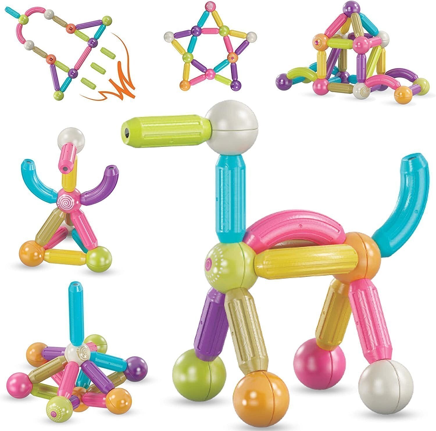 50% OFF | BlockFusion™ | Magnetic Building Blocks for Kids
