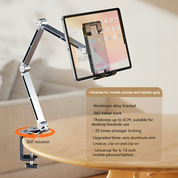 EliteStand™ - Ergonomischer 360° Tablet