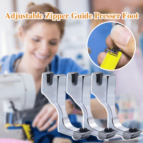 1 + 2 FREE | ZipVeil™ | Adjustable Invisible Zipper Foot