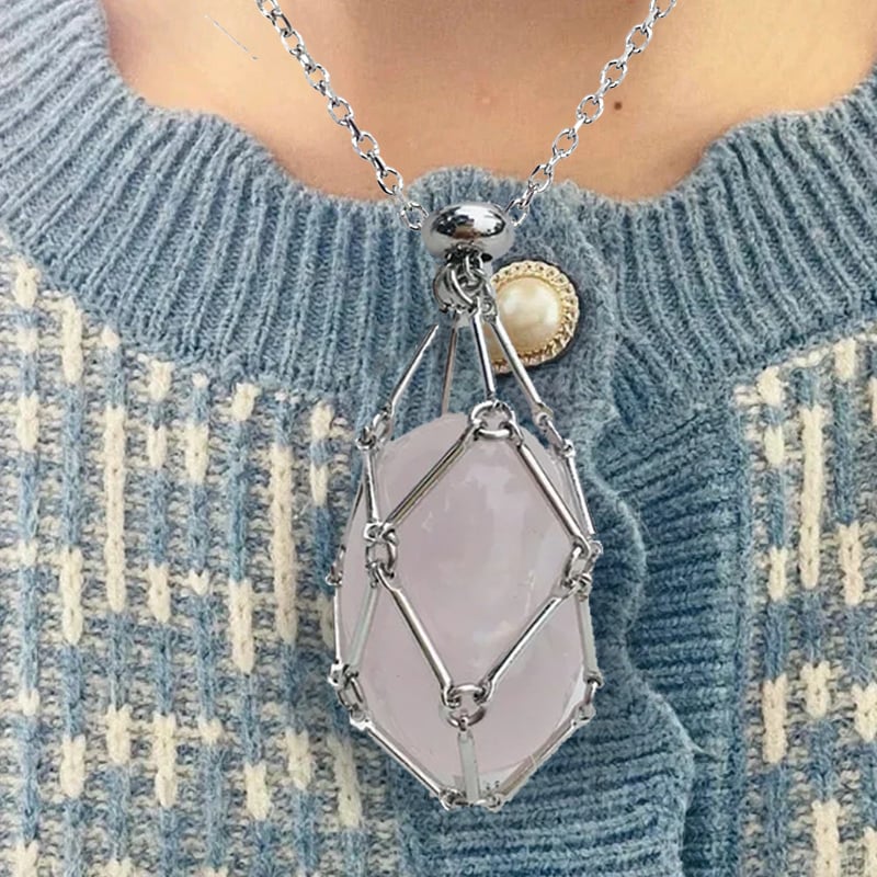 AuraCage™ - Crystal Cage Pendant