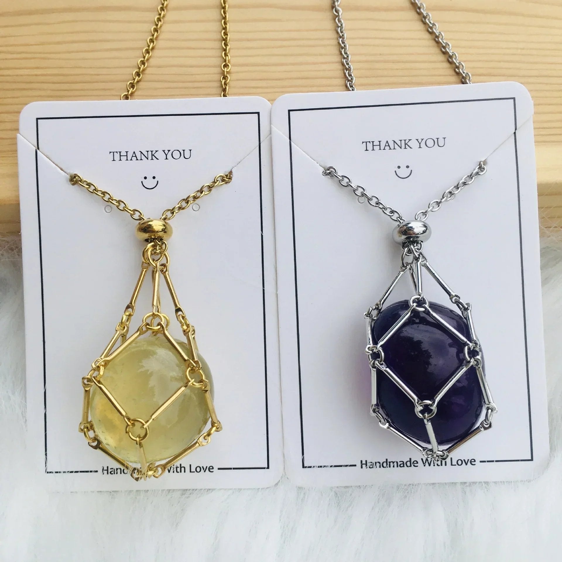 AuraCage™ - Crystal Cage Pendant