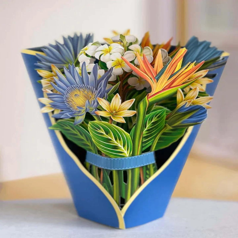 BloomCard™ – 3D pop-up flower card as a long-lasting