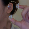 Aurelune™ — Butterfly & Flower Tassel Earrings
