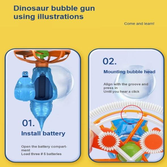 MiniDino™ - Adorable Dinosaur Bubble Blaster