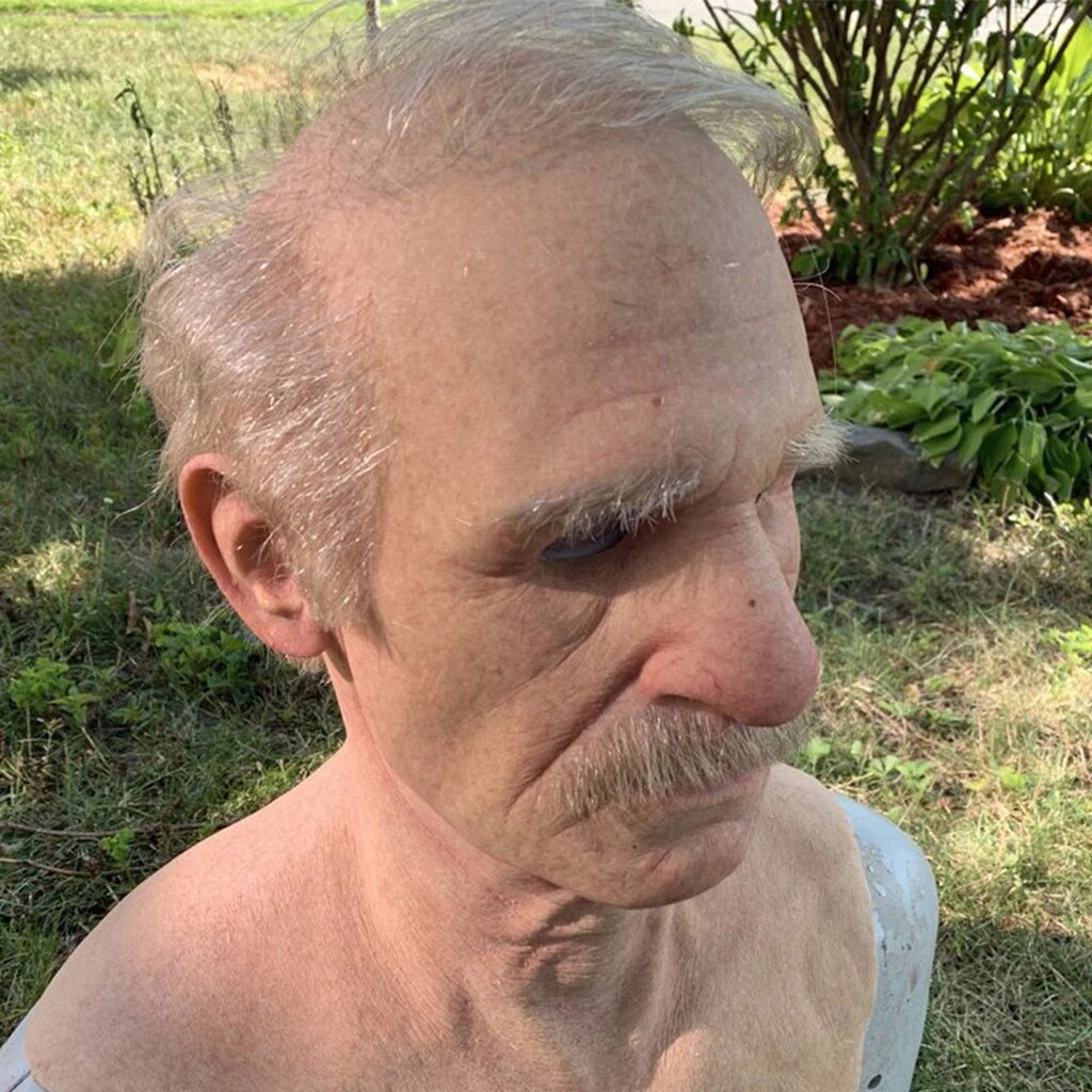 ElderMorph™ - Old Man Full Head Mask