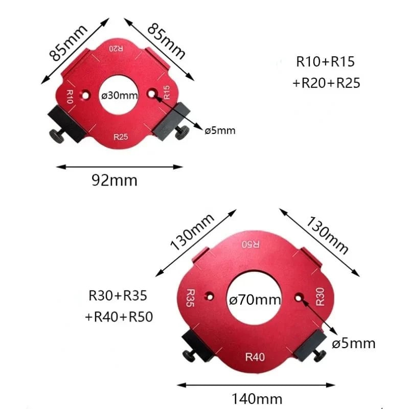 50% OFF | RadiusMark™ | 4-in-1 Corner Radius Router Template