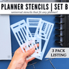 CraftFlex™ - Flexible Mylar journal stencils