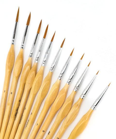 50% OFF | ArtStrokes™ | Miniature Paint Brush Set for Fine Detail Work