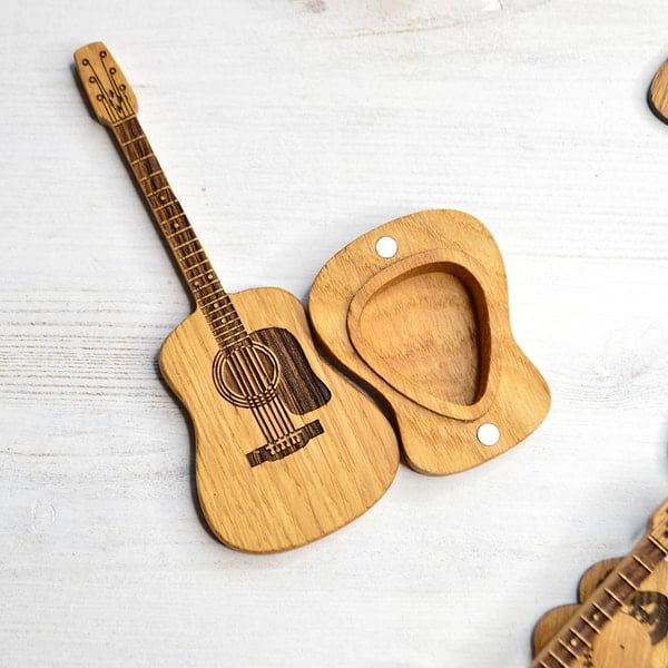 GuitarHolder™ - Personalized Pick Box