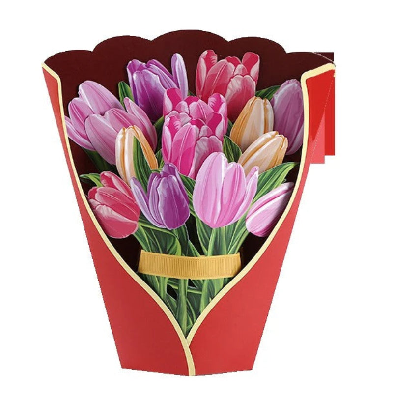 BloomCard™ – 3D pop-up flower card as a long-lasting
