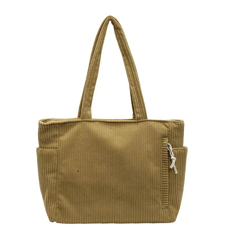 Cordelley™ - Soft Corduroy Tote