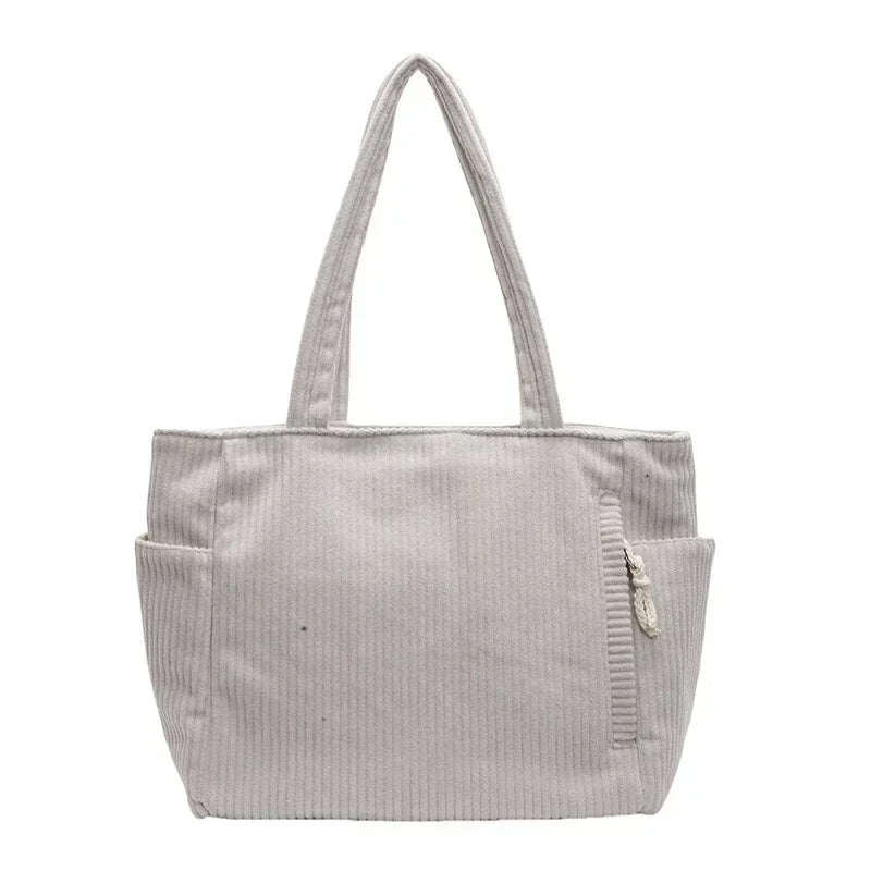 Cordelley™ - Soft Corduroy Tote
