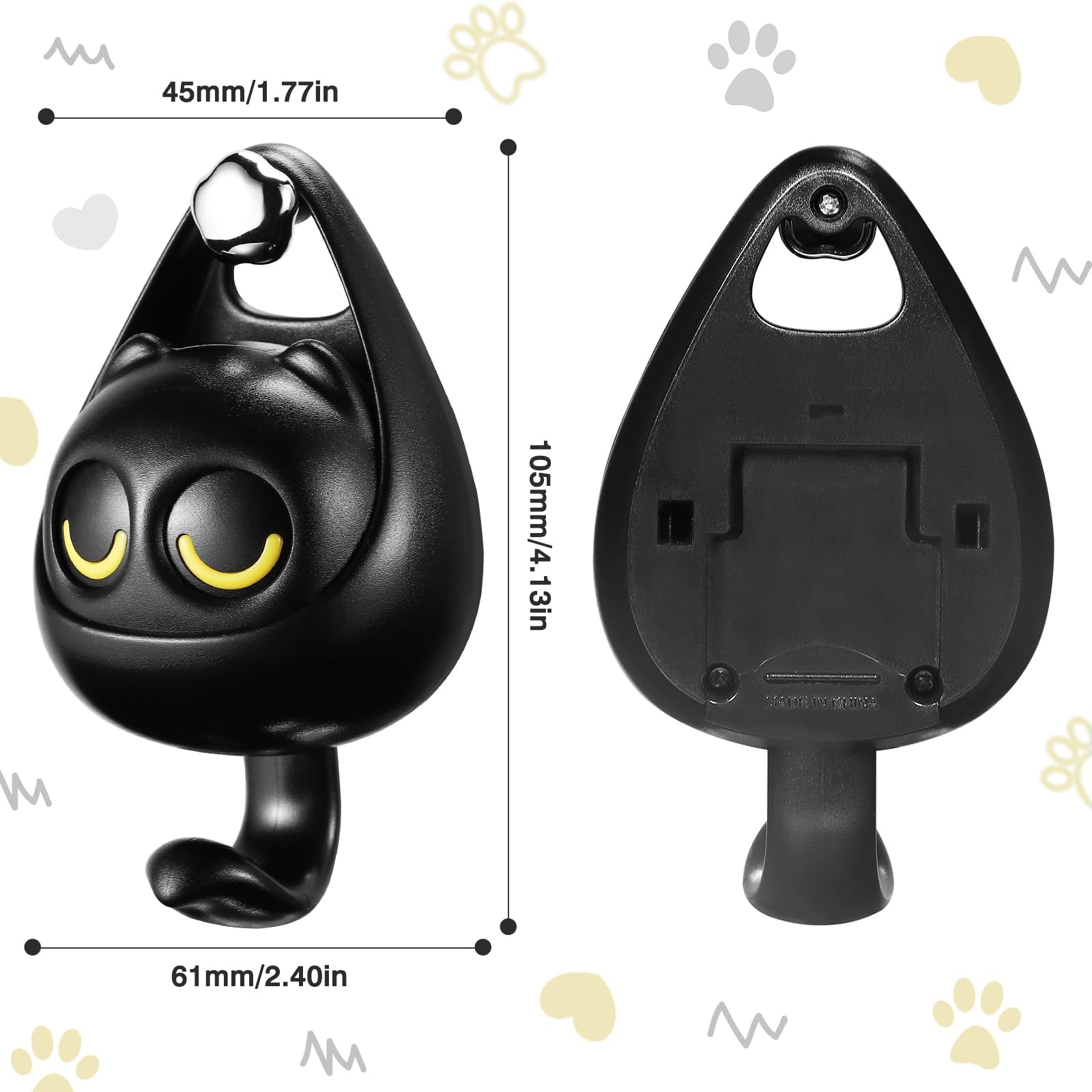 1+1 Free | PurrGrip™ | Cat Adhesive Wall Hooks