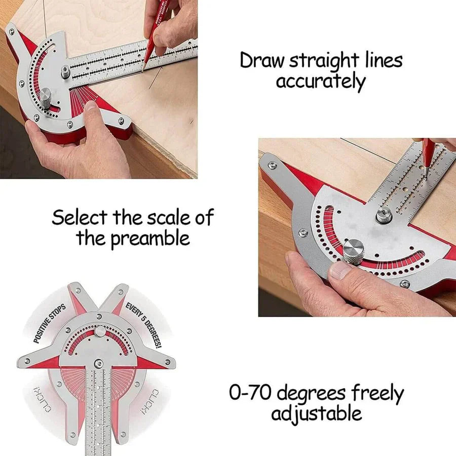 50% OFF | AcuBevel™ | Adjustable Angle Ruler