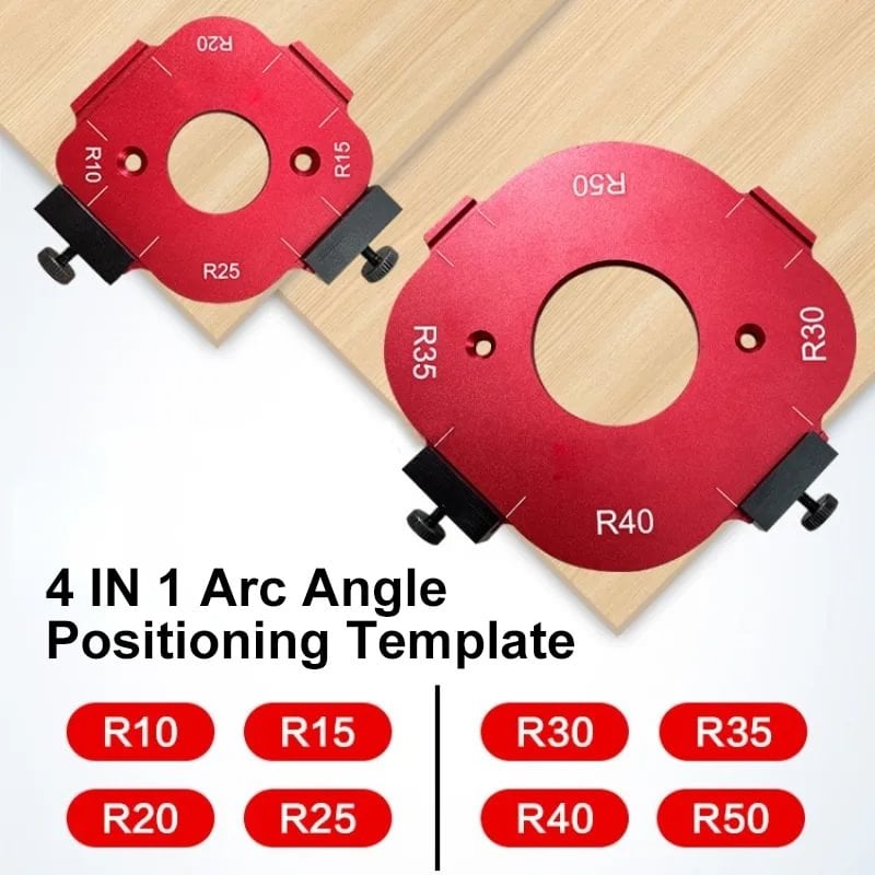 50% OFF | RadiusMark™ | 4-in-1 Corner Radius Router Template