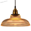 Elaina Eye-Catching Ribbed Glass Pendant Light