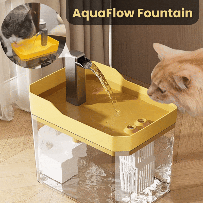 50% OFF | AquaFlow™ - The best water fountain for Cats!