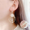 2+2 Free | Lotessa™ | 18K Gold Plated Sterling Silver Lotus Crystal Earrings
