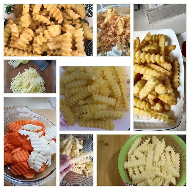 RippleCutter™ - Wave cutter kitchen cuts