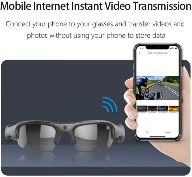 VisionEdge™ – HD smart camera sports glasses