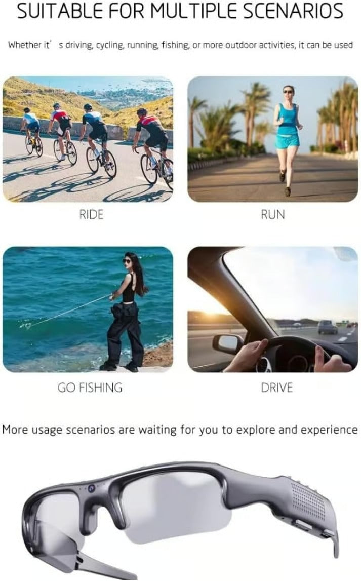 VisionEdge™ – HD smart camera sports glasses