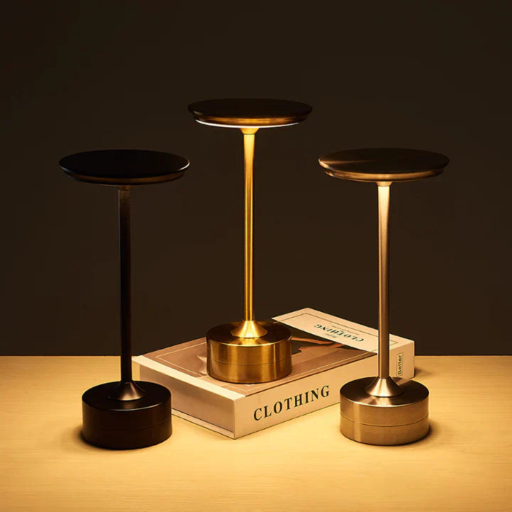 50% OFF | LuxeLumina™ | Rechargeable Touch Table Lamp