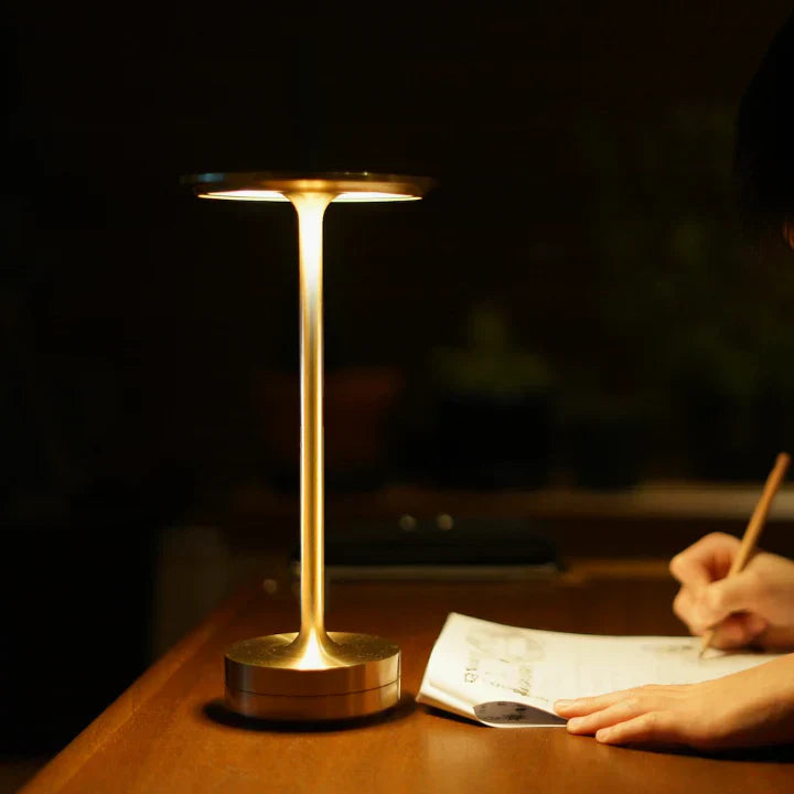 50% OFF | LuxeLumina™ | Rechargeable Touch Table Lamp
