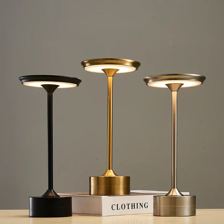 50% OFF | LuxeLumina™ | Rechargeable Touch Table Lamp