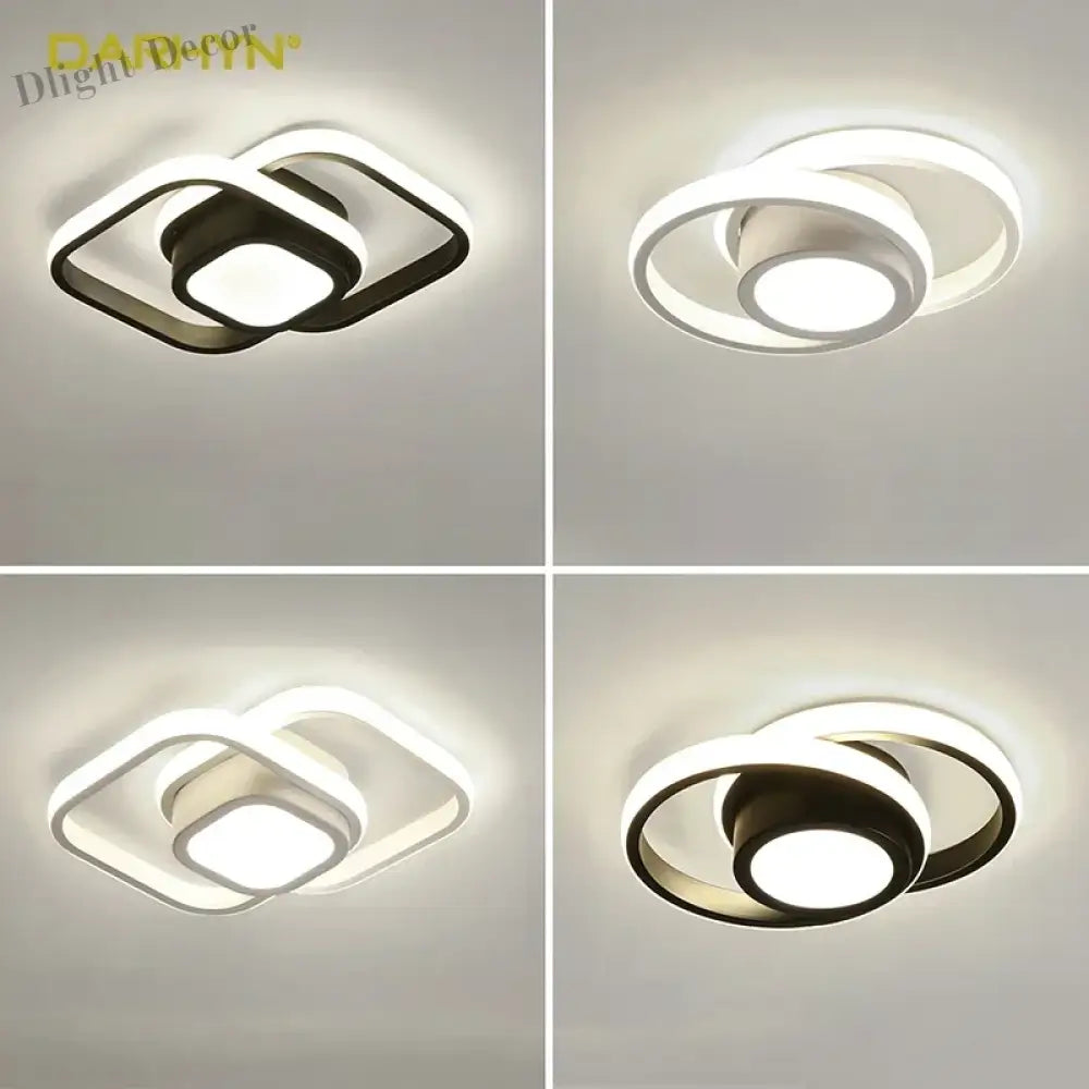 LED Body Sensor Ceiling Light - Efficient Lighting Solution for Aisle, Entryway, Closet, and Cloakroom