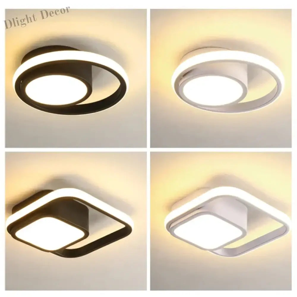 LED Body Sensor Ceiling Light - Efficient Lighting Solution for Aisle, Entryway, Closet, and Cloakroom