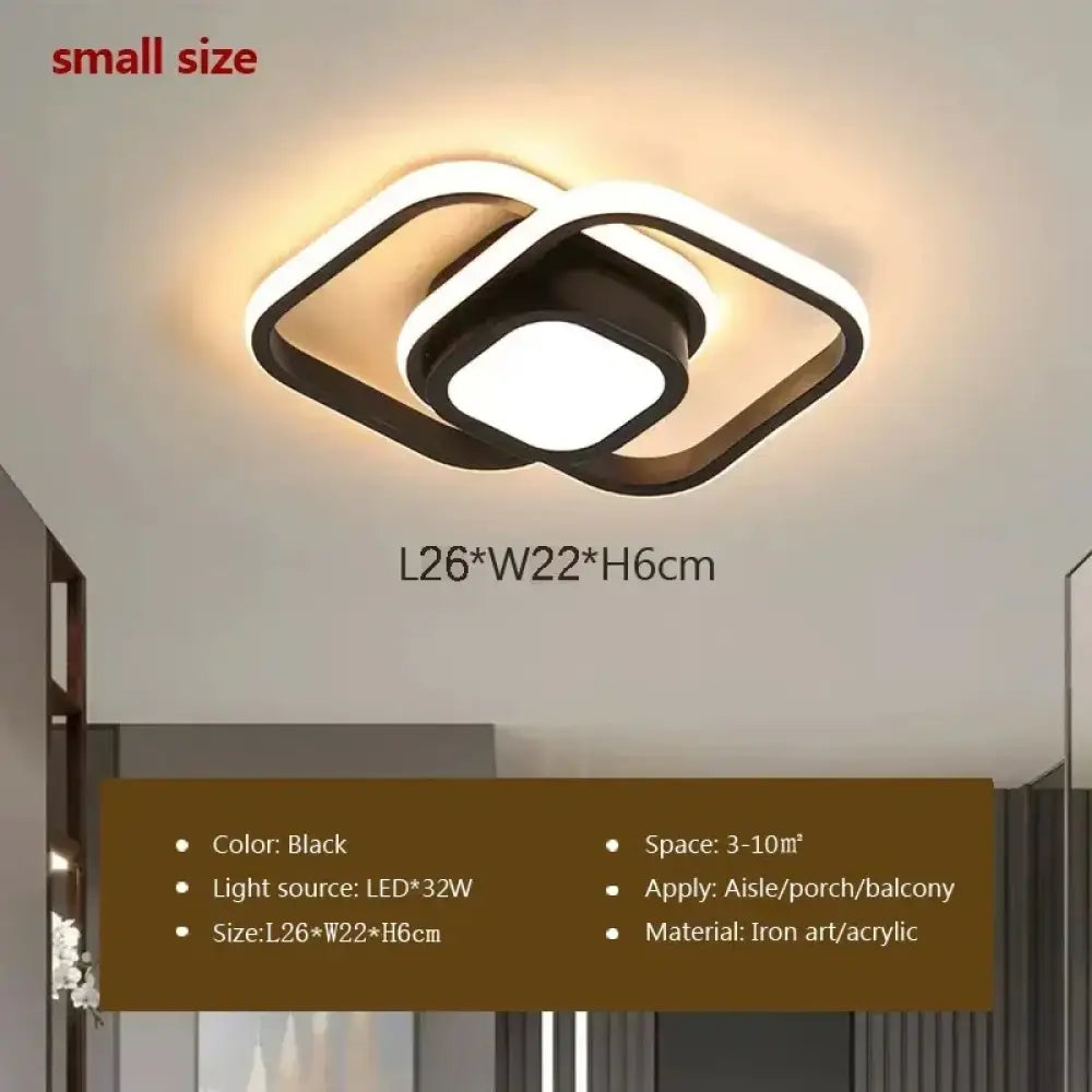 LED Body Sensor Ceiling Light - Efficient Lighting Solution for Aisle, Entryway, Closet, and Cloakroom