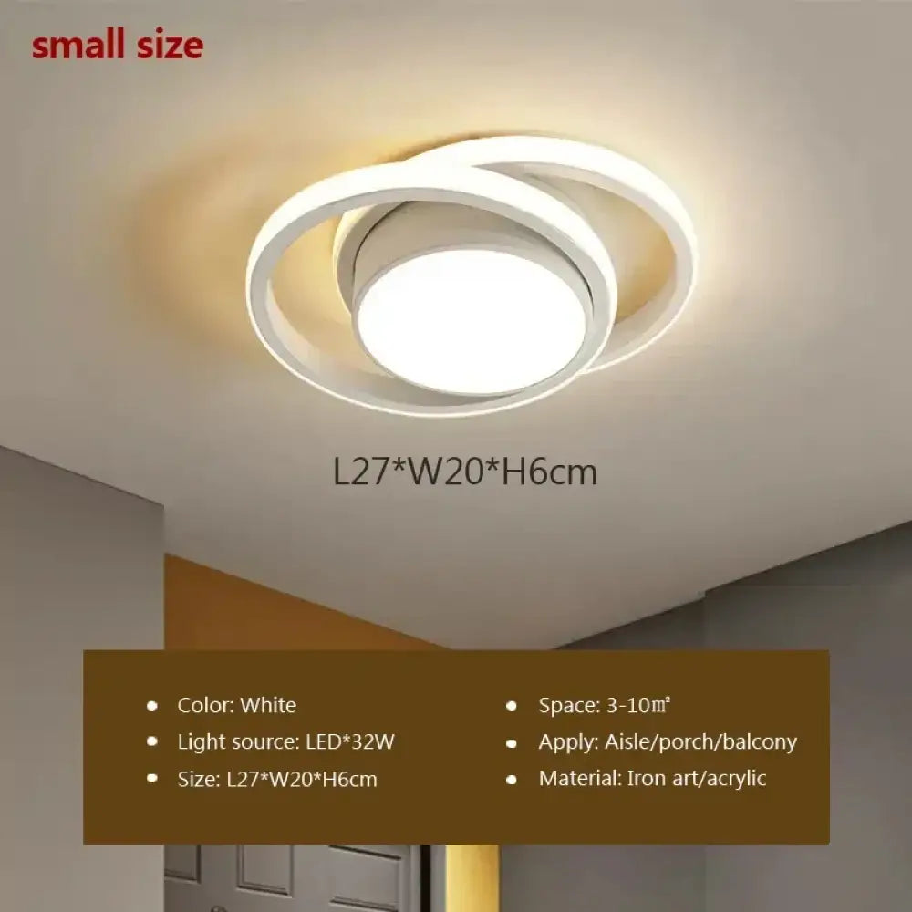 LED Body Sensor Ceiling Light - Efficient Lighting Solution for Aisle, Entryway, Closet, and Cloakroom