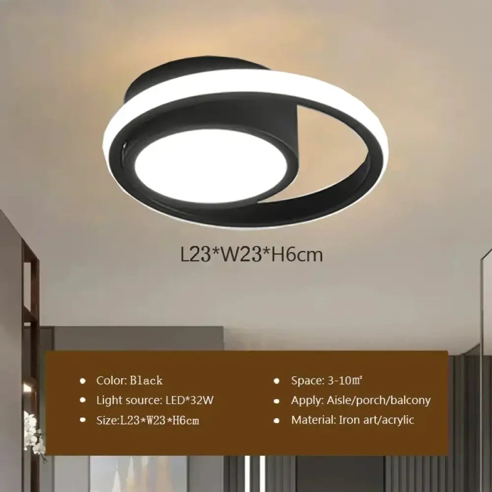LED Body Sensor Ceiling Light - Efficient Lighting Solution for Aisle, Entryway, Closet, and Cloakroom
