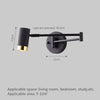 Modern Adjustable Wall Lamps - Swing Long Arm Design with Internal Wall Switch for Household Bedside Lighting, Enhance Your Decor with Stylish Sconce Lights
