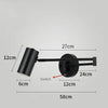 Modern Adjustable Wall Lamps - Swing Long Arm Design with Internal Wall Switch for Household Bedside Lighting, Enhance Your Decor with Stylish Sconce Lights