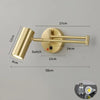 Modern Adjustable Wall Lamps - Swing Long Arm Design with Internal Wall Switch for Household Bedside Lighting, Enhance Your Decor with Stylish Sconce Lights